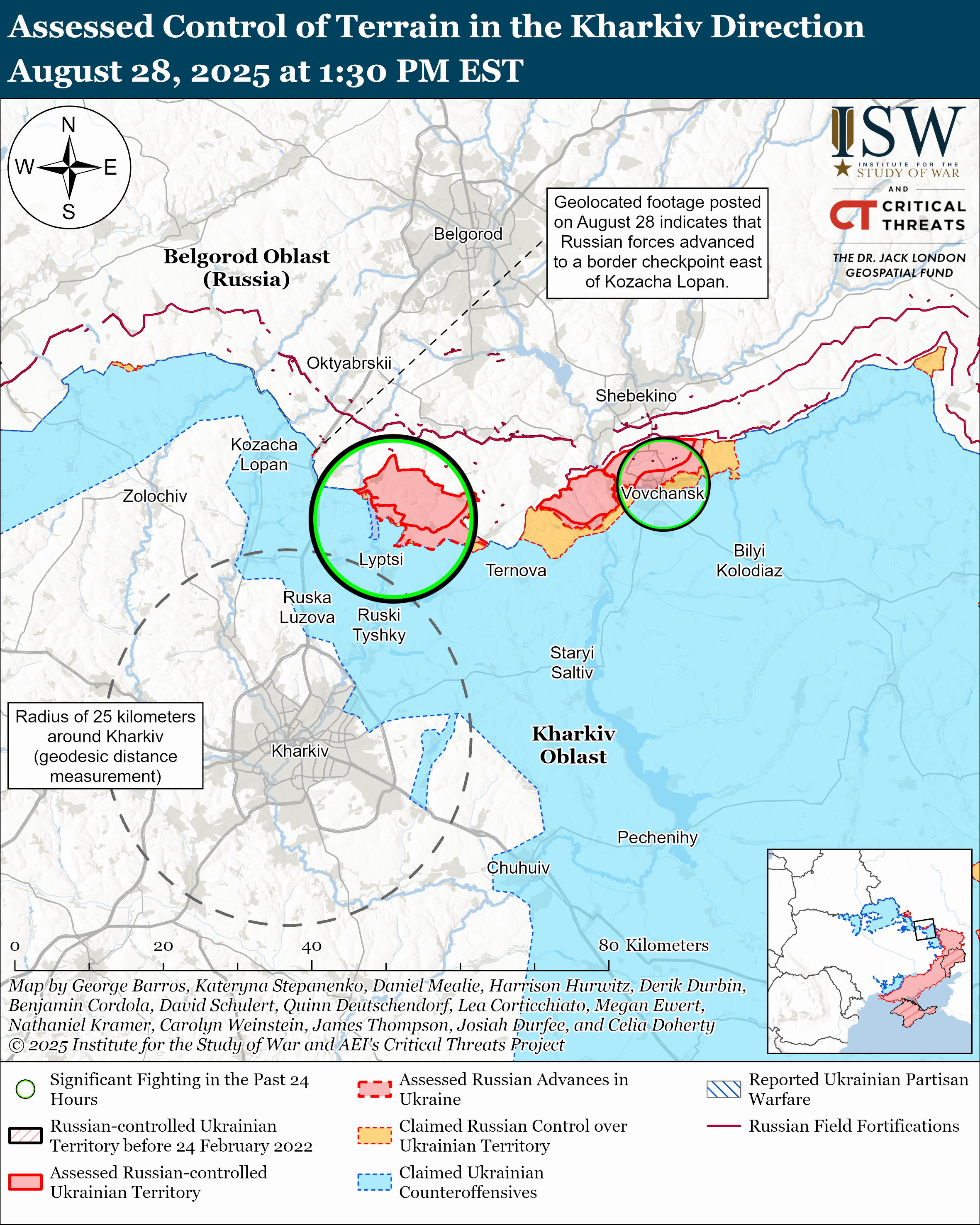 Війська РФ намагаються прорвати фронт, ЗСУ тримають оборону: карти ISW
